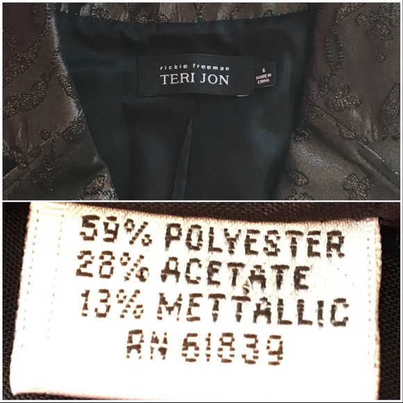 🎉HP🎉Rickie Freeman For Teri Jon Blazer Size 6 - Picture 8 of 10